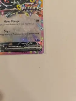 Pokemon TCG Umbreon EX Prismatic Evolutions Stamped Promo Card 060/131 NM - Image 5