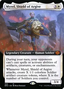 Myrel, Shield of Argive - Extended Art BRO NM MTG - Image 1