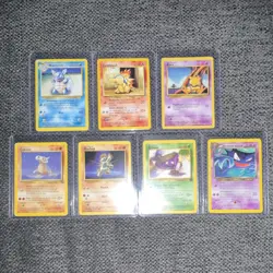 Pokemon Wizards of the Coast Vintage Card Lot 7 Cards - Image 1