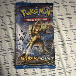 Pokemon Breakpoint Booster Pack English 10 Cards Trading Card Game Luxray - Image 1