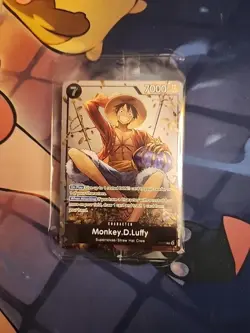 P-075 Monkey.D.Luffy Promo Card TS-02 Tin Set 02 ENGLISH SEALED - Image 1