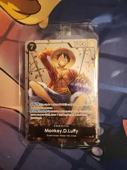 P-075 Monkey.D.Luffy Promo Card TS-02 Tin Set 02 ENGLISH SEALED - Image 2
