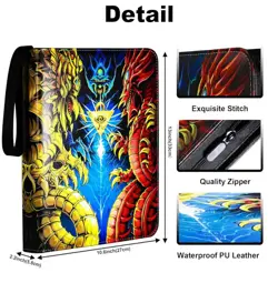 Card Binder Y-G-O Trading Cards 990 Pockets - Image 4