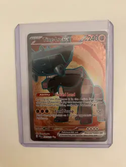 Ting-Lu ex 243/193 Paldea Evolved Pokemon Card w/ Sleeve and Top Loader - Image 1