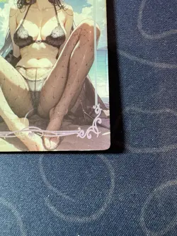 Goddess Story Hancock Black Bikini Lace Card Waifu Doujin One Piece Full Art - Image 4
