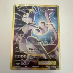 Mewtwo EX Full Art Ultra Rare Holo 180 HP Pokemon Card 103/108 Evolutions - Image 1