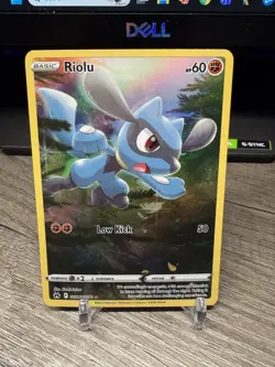 Pokemon TCG Riolu Crown Zenith Galarian Gallery Holo Ultra Rare Card GG26/GG70 - Image 1