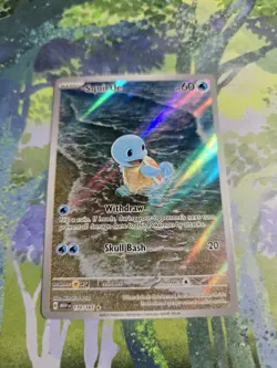 Squirtle 170/165 Sv: Scarlet & Violet 151 Illustration Rare Holo Pokemon Card #2 - Image 1