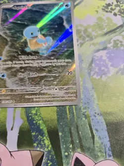 Squirtle 170/165 Sv: Scarlet & Violet 151 Illustration Rare Holo Pokemon Card #2 - Image 2