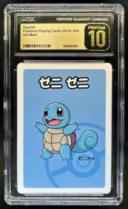 2019 Pokemon Japanese Squirtle Old Maid Playing Cards CGC 10 PRISTINE - Image 1