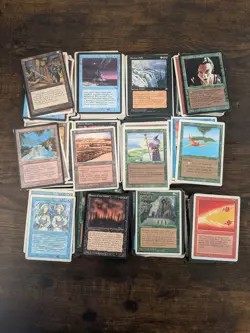 Massive Vintage Magic The Gathering Lot 500+ Cards - Image 1