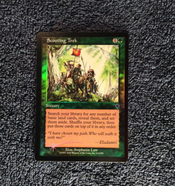 SCOUTING TREK foil Invasion Magic the Gathering Unplayed Near Mint - Image 1