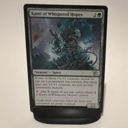 Magic: The Gathering Kami of Whispered Hopes Green Creature Spirit Regular - Image 1