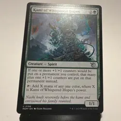 Magic: The Gathering Kami of Whispered Hopes Green Creature Spirit Regular - Image 3