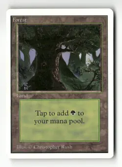 Forest (C) Unlimited Edition # Magic the Gathering - Image 1