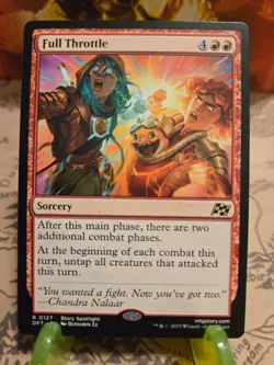 MTG Full Throttle Aetherdrift Regular Rare NM - Image 1