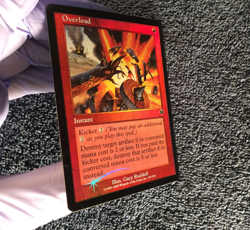 OVERLOAD foil Invasion Magic the Gathering Unplayed Near Mint - Image 3