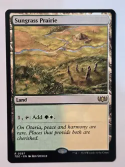 MTG Sungrass Prairie Tarkir: Dragonstorm Commander 0397 Regular Rare - Image 2