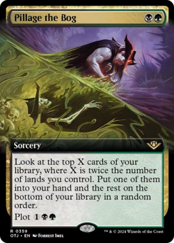Pillage the Bog (Extended Art) [Outlaws of Thunder Junction] Magic MTG - Image 1