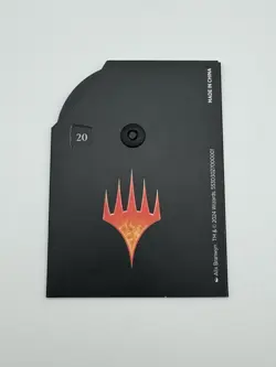 MTG Life Counter Wheel Dial Count Down Commander MTG Black 40 Spindown Dice New - Image 2