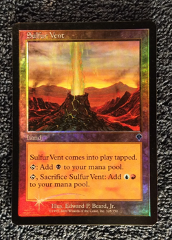 SULFUR VENT foil Invasion Magic the Gathering Unplayed Near Mint - Image 1