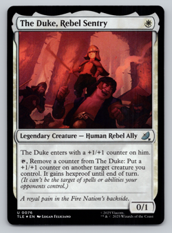 The Duke, Rebel Sentry FOIL - Avatar Last Airbender - MTG - Image 1
