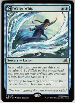 MTG Water Whip Foil NM Avatar: The Last Airbender: Eternal Legal Magic 227 - Image 1