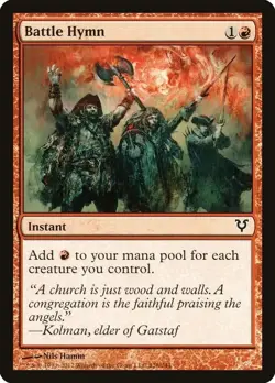 MTG Battle Hymn Avacyn Restored Regular Instant #128 Magic the Gathering NM x1 - Image 1