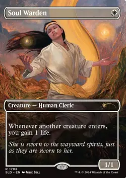 Mtg Soul Warden Secret Lair NM Regular Non Foil - Image 1