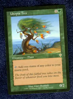 UTOPIA TREE rare Invasion Magic the Gathering UNPLAYED NEAR MINT - Image 1