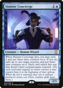 MTG Sinister Concierge ** New Capenna Commander ** English (NM) - Image 1