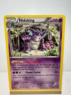 Nidoking 45/114 Rare Steam Siege Pokemon Near Mint - Image 1