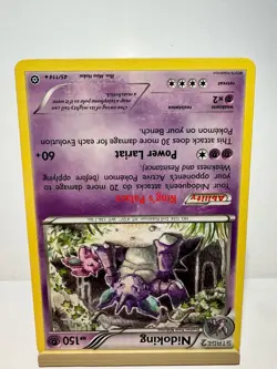 Nidoking 45/114 Rare Steam Siege Pokemon Near Mint - Image 2