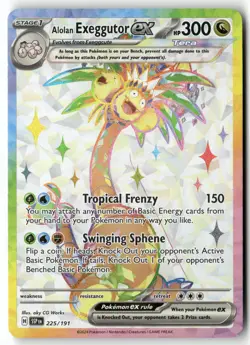 Alolan Exeggutor ex 225/191 Surging Sparks NM - Image 1