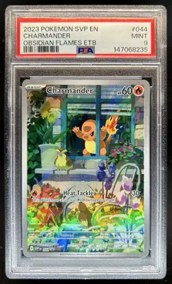 2023 Pokemon SV Black Star Promos Charmander #044 PSA 9 - Image 1
