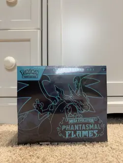 Pokemon TCG Mega Evolution Phantasmal Flames Elite Trainer Box ETB - Image 1