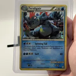 Feraligatr Holo Cracked Ice- 20/123 - LP - HeartGold & SoulSilver - Pokemon TCG - Image 1