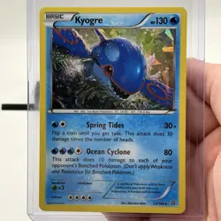 Kyogre (53/160) - XY: Primal Clash - 2015 - Rare Cracked Ice LP Pokemon Card - Image 1