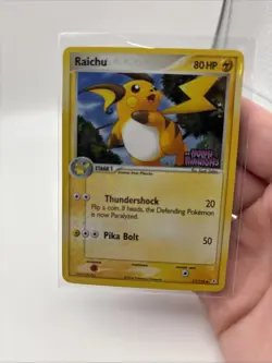 Raichu (51/110) EX Holon Phantoms Stamped Reverse Holo Pokemon LP - Image 1