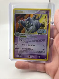 Dusclops 17/100 Crystal Guardians Rare LP Pokemon Card Stamped - Image 1