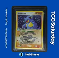 2004 POKEMON EX FIRERED & LEAFGREEN #9/112 NIDOQUEEN REVERSE HOLO - Image 1