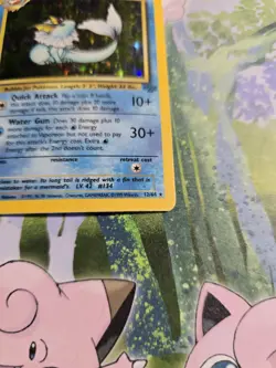 MP Vaporeon Holo 12/64 Jungle Pokemon Card - Image 2