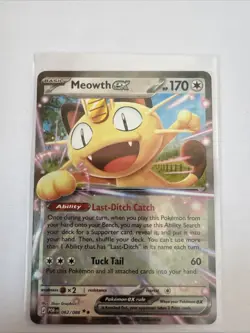 Meowth ex 062/088 - Perfect Order Pokemon Card - NM - Image 1
