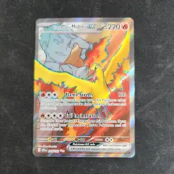 Pokemon TCG Team Rockets Moltres EX Destined Rivals 208/182 NearMint Condition - Image 1