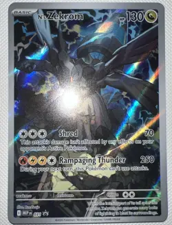 Pokemon TCG Ns Zekrom 031 Promo Near Mint Condition Holo Rare - Image 1