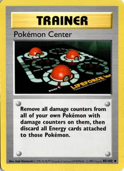 Pokemon Center Uncommon Base Set (Shadowless) 085/102 MP - Image 1