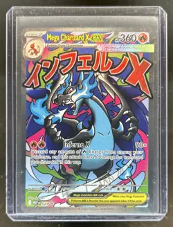 2025 Pokemon MEP Black Star Promos Mega Charizard X ex #023 - Image 1
