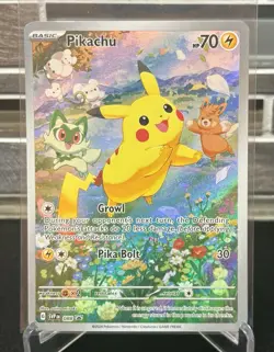Pokemon TCG PIKACHU SVP 088 Scarlet & Violet Full Art Promo Black Star Promo - Image 1