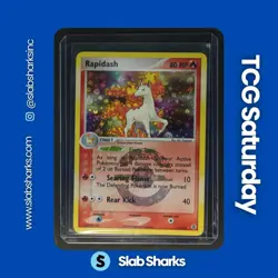 2004 POKEMON EX FIRERED & LEAFGREEN #13/112 RAPIDASH REVERSE HOLO - Image 1