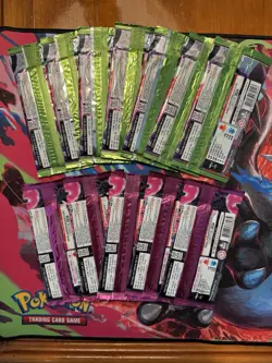 12 SEALED PACKS KOREAN POKEMON,(7 PACKS NIHIL ZERO, 5 PACKS NIGHT WANDERER) - Image 2